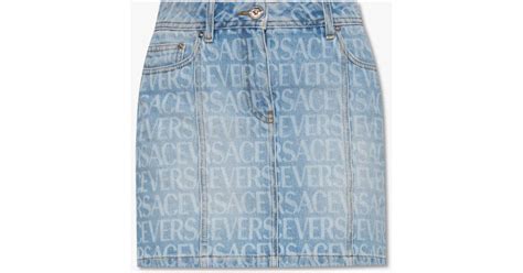 versace skirt replica|versace denim skirt.